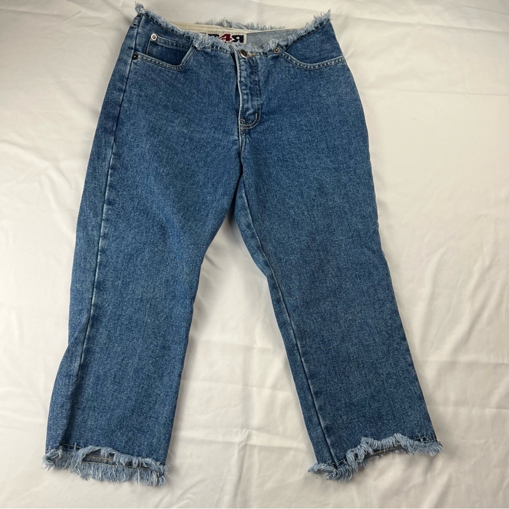 Rave 4 Real -Women’s Capri Jeans -Sparkle -Blue - Size? (Size 4?) - Y2K  Vintage
